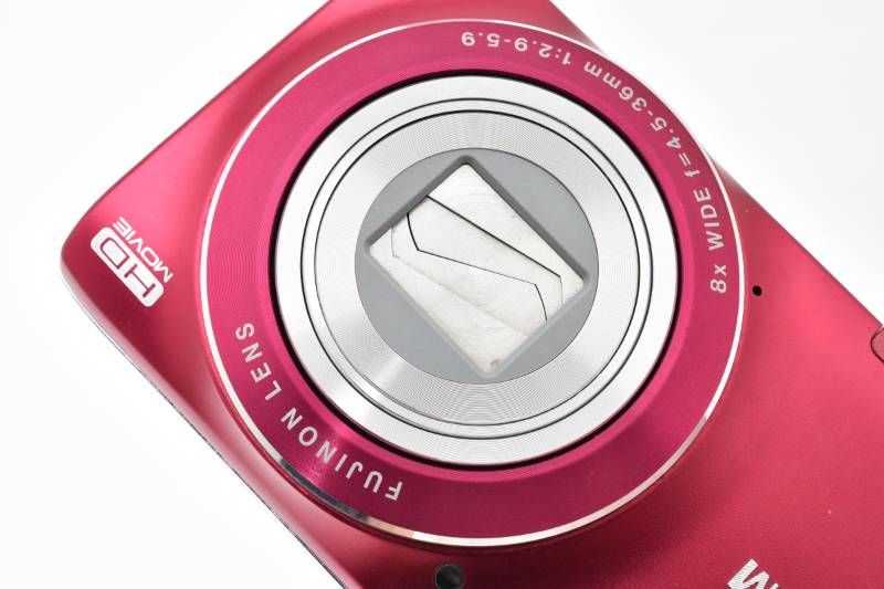 現状品 訳あり】Fujifilm 富士フィルム Finepix JZ250 赤 レッド