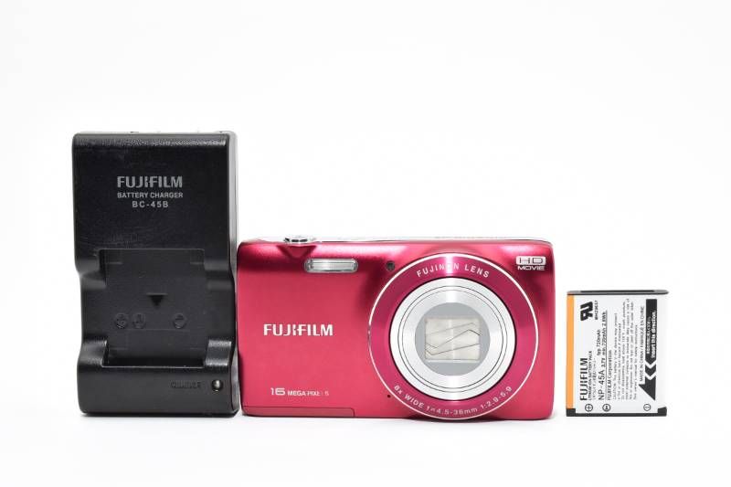 現状品 訳あり】Fujifilm 富士フィルム Finepix JZ250 赤 レッド