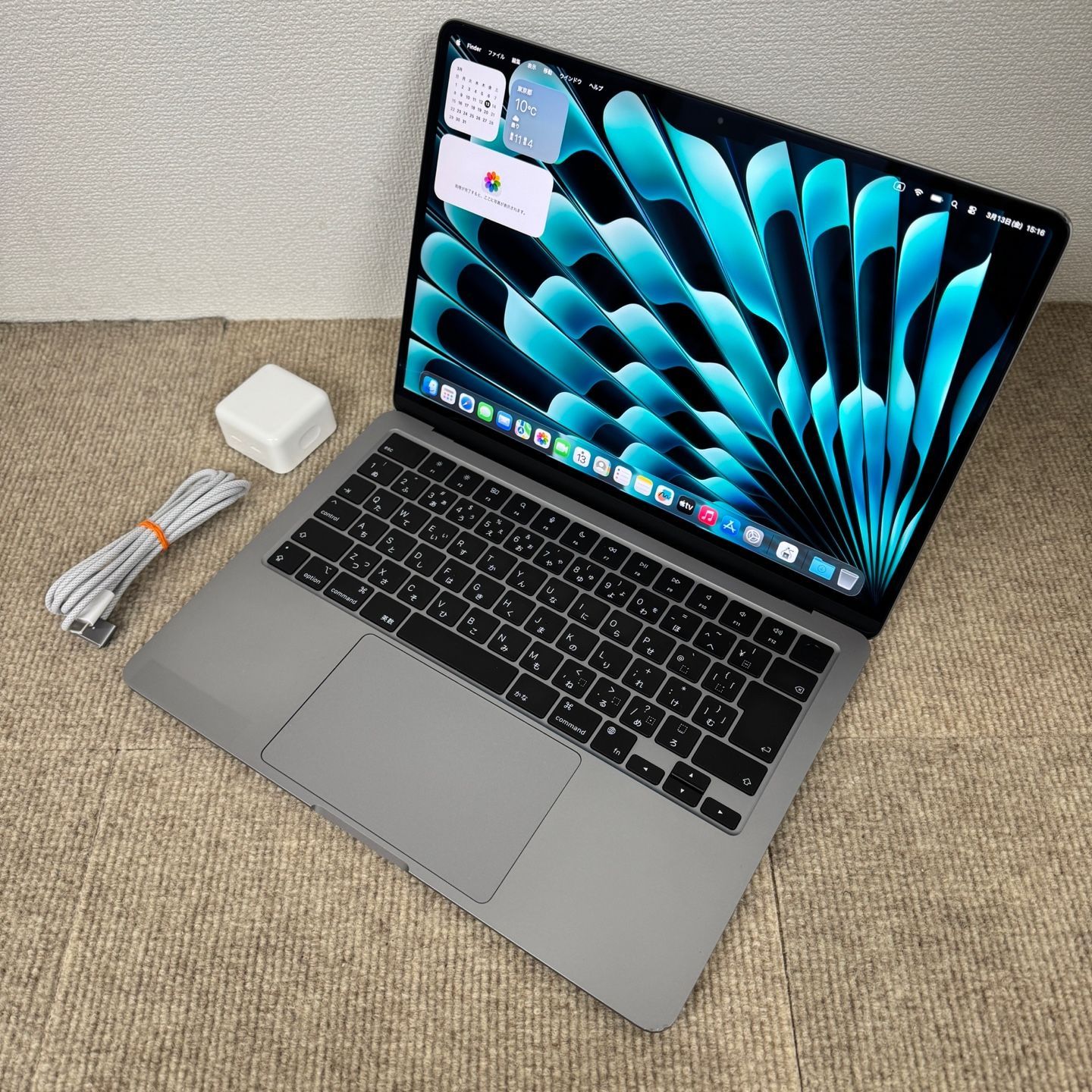 MacBook Air 13 M2 16GB/512GB スペースグレー 中古 - メルカリ 
