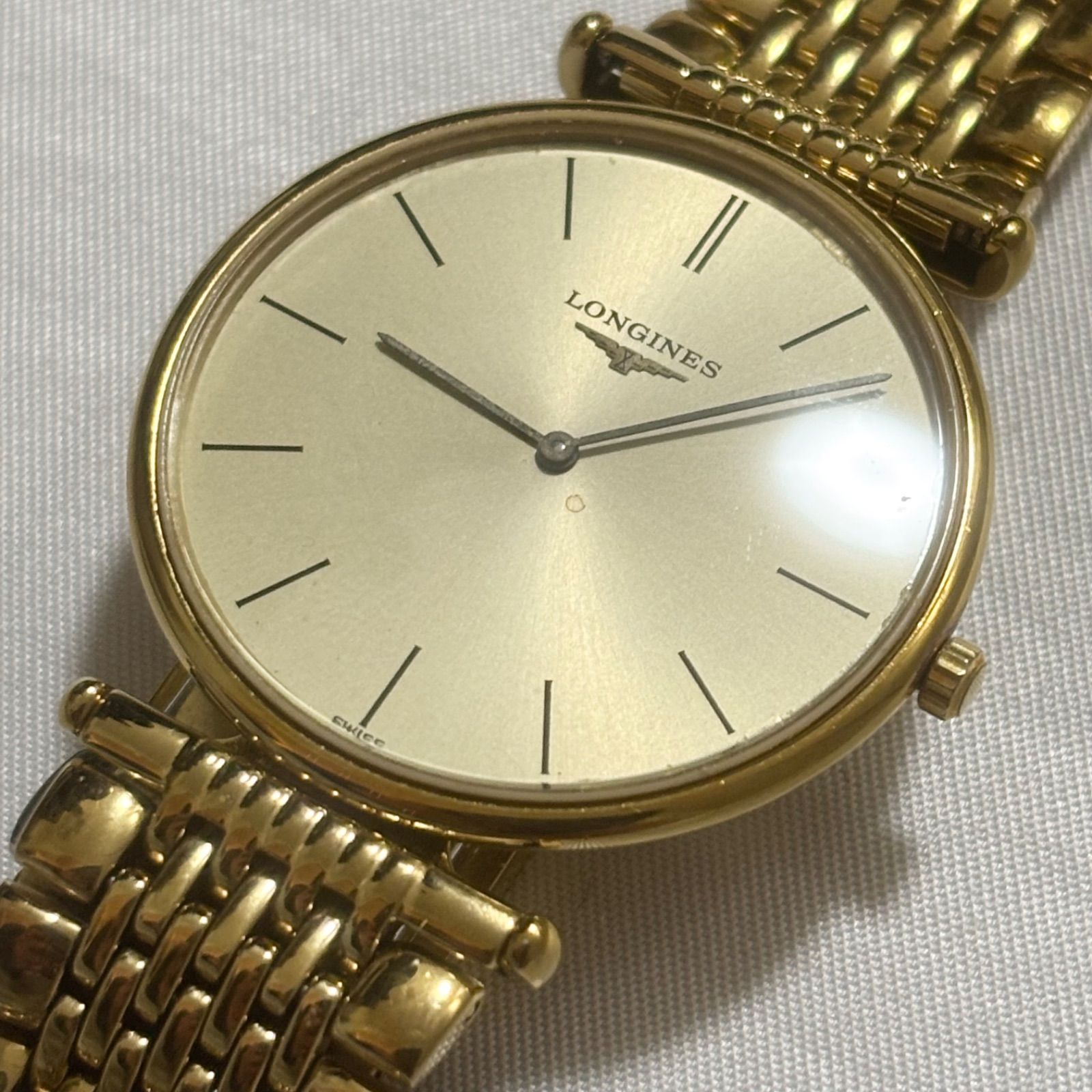 ジャンク品 動作未確認 ロンジン LONGINES クオーツ 腕時計 メンズ 