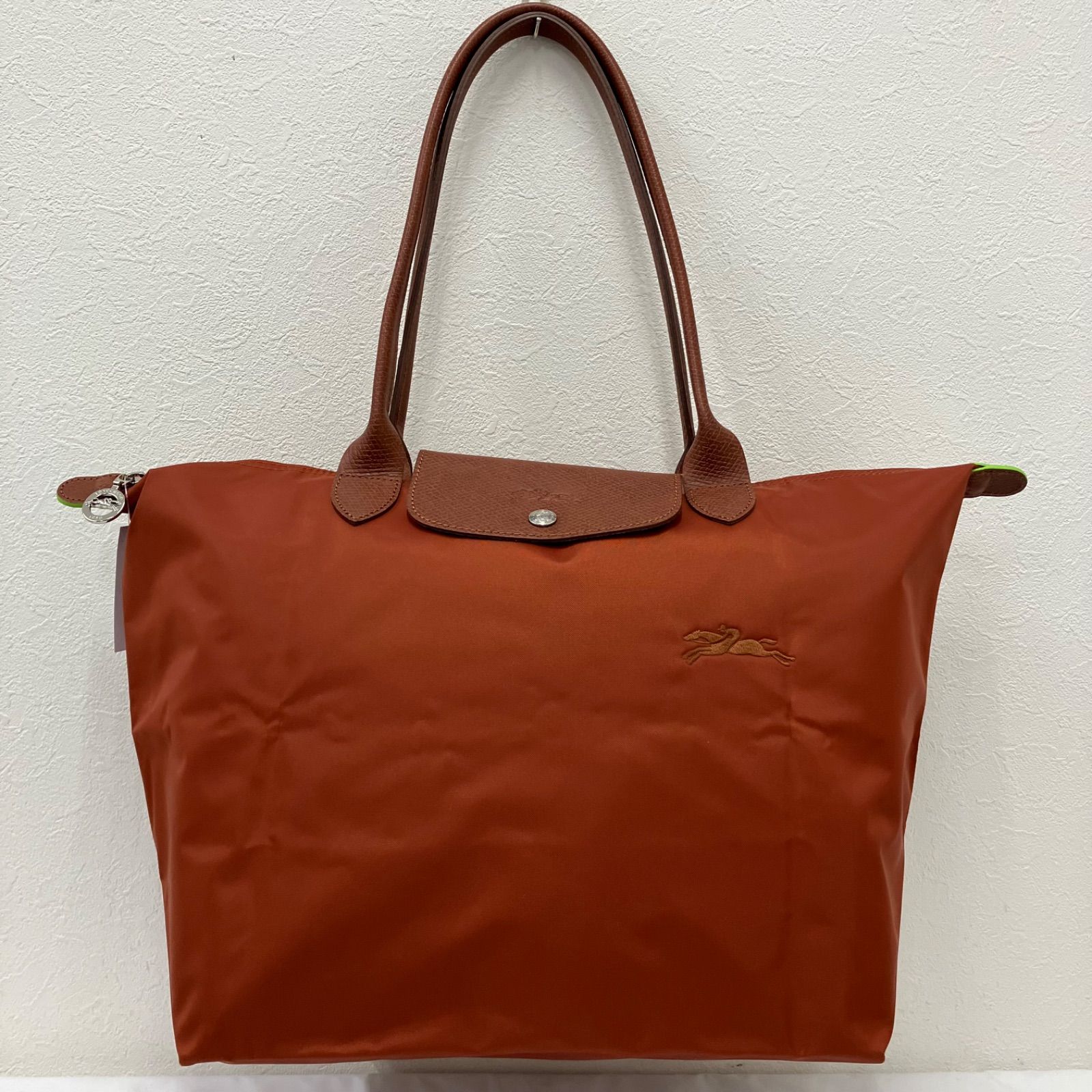 595 LONGCHAMP ロンシャン トートバッグ ルプリアージュ オレンジ