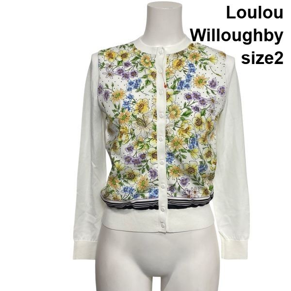 ◇ ルルウィルビー Loulou Willoughby ハンカチーフフラワーニット