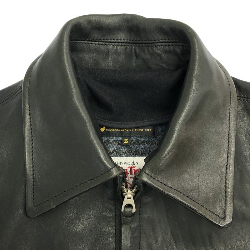 中古】FINDERS KEEPERS × HARRIS TWEED シングルライダースジャケット