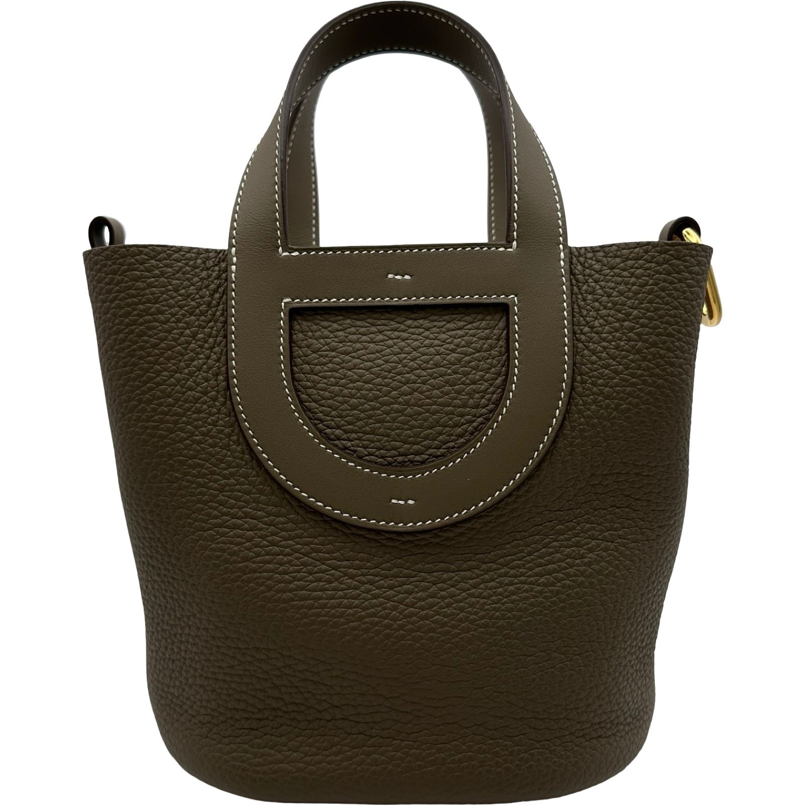 エルメス HERMES インザループ18 B刻 エトゥープ ゴールド金具 