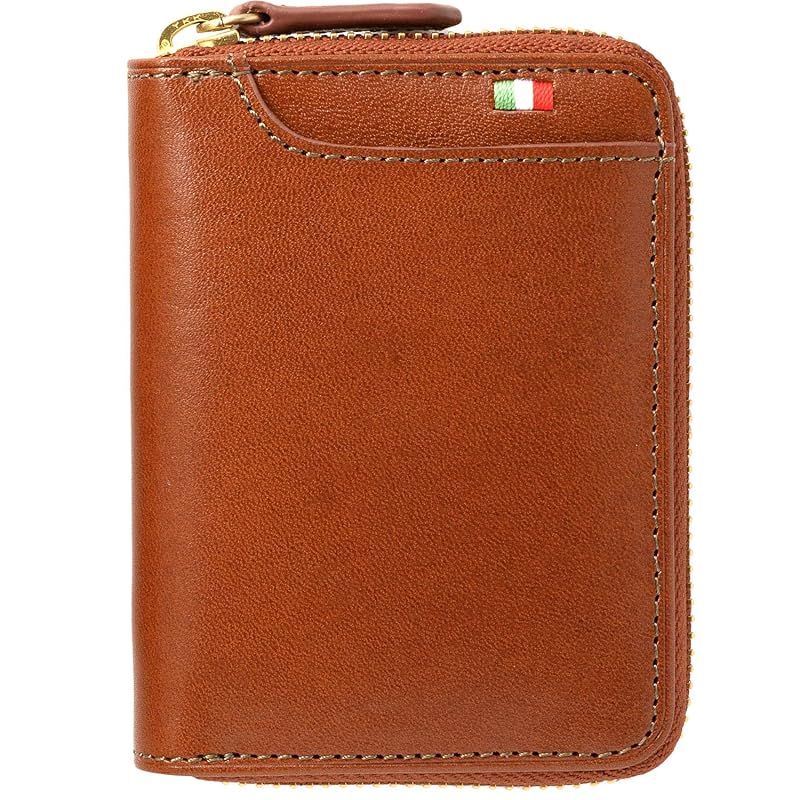 【新品】 (ミラグロ) Milagro タンポナート 横型 ボックス コインケース (財布 メンズ 小銭入れ メンズ ブランド 革 ギフト 春財布 プレゼント 男性 クリスマス 父の日 敬老) cas530 ブラウン 1
