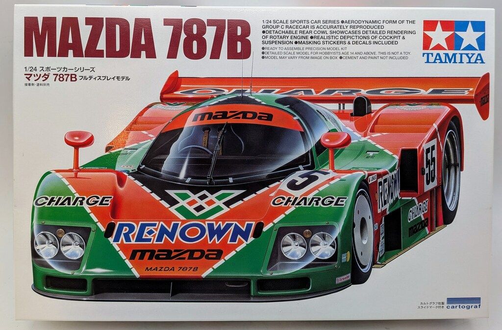 タミヤ 1/24スポーツカーシリーズ フルディスプレイモデル マツダ 787B