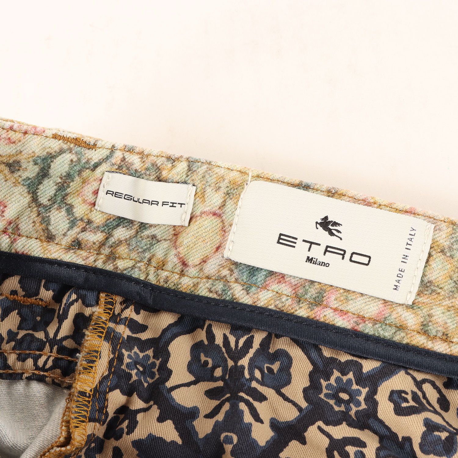 美品】ETRO エトロ パンツ マルチ サイズ:31 | 22AW タペストリー柄