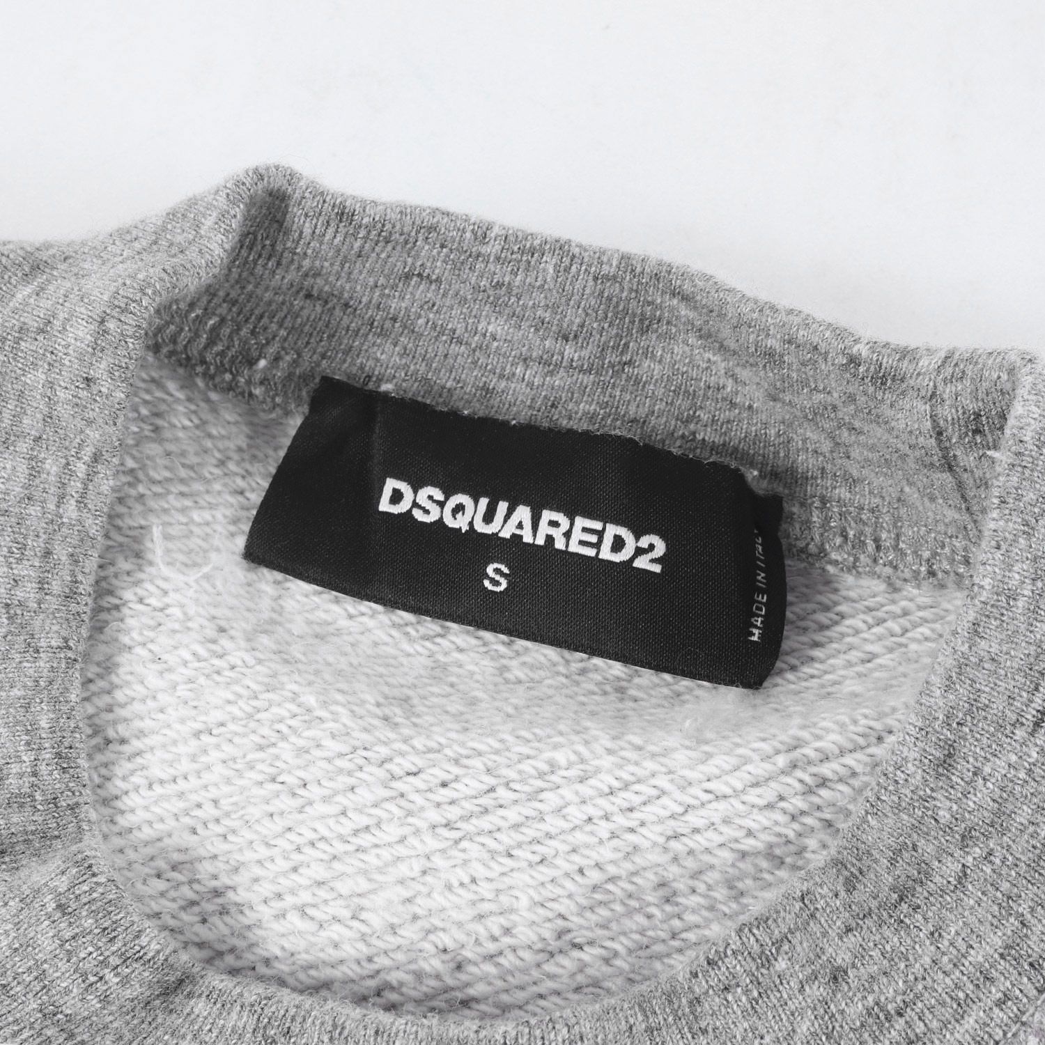 美品】DSQUARED2 ディースクエアード スウェット グレー サイズ:S 
