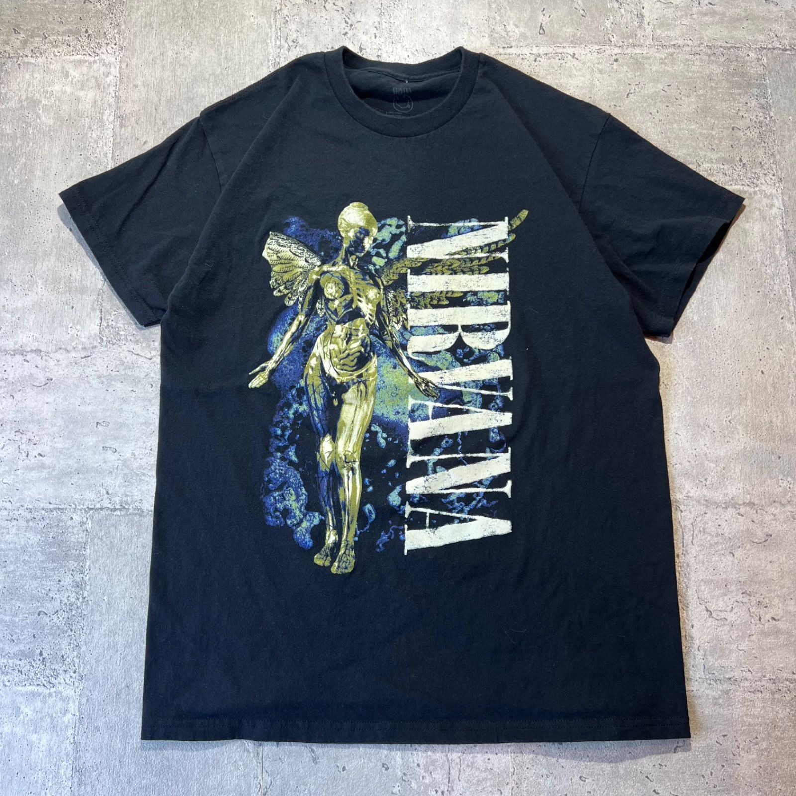 O-323 NIRVANA ニルヴァーナ In Utero グラフィックプリントT O-323 NIRVANA ニルヴァーナ In Utero グラフィックプリントT