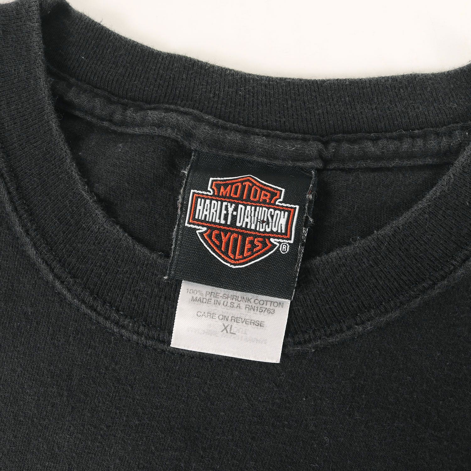 HARLEY-DAVIDSON ハーレーダビッドソン Tシャツ ブラック 黒 サイズ:XL 