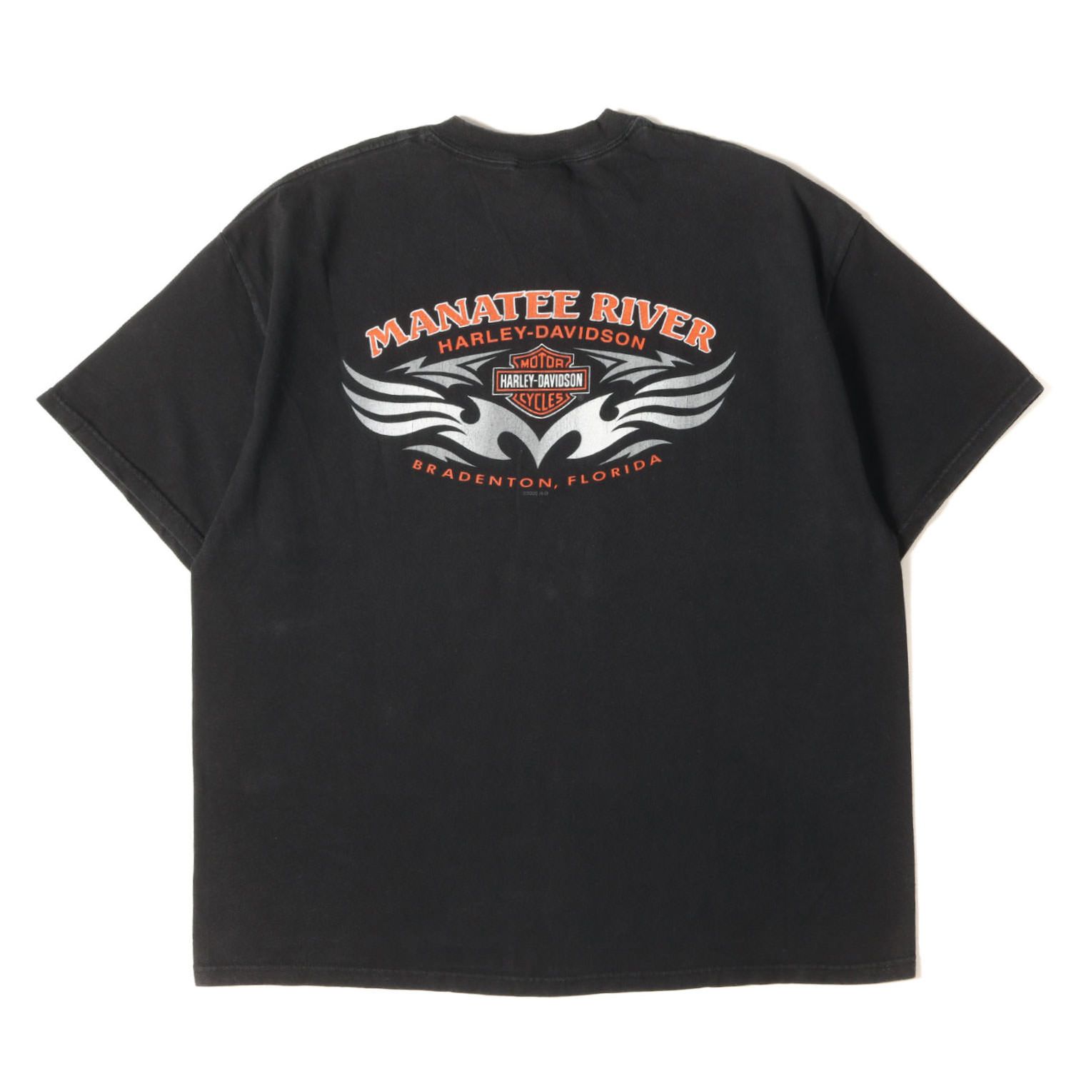HARLEY-DAVIDSON ハーレーダビッドソン Tシャツ ブラック 黒 サイズ:XL 