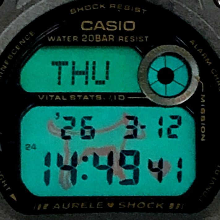 G-SHOCK ジーショック DW-8800AB-9T agnes b アニエスベー オレール別注 コラボモデル シルバー イエロー 1997年10月発売 G-SHOCK ジーショック DW-8800AB-9T agnes b アニエスベー オレール