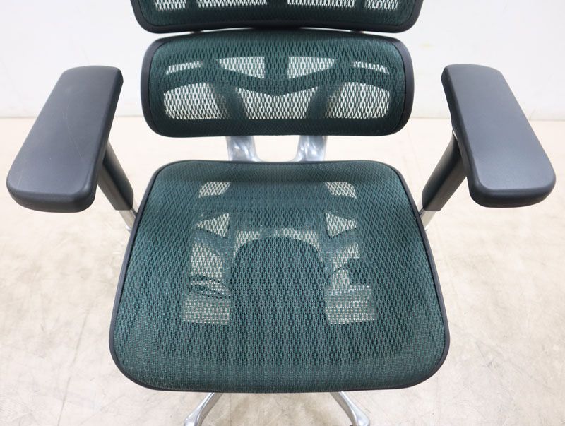  ◆展示品◆ Ergohuman エルゴヒューマン Pro プロ オフィスチェア|キャスターチェア ヘッドレスト付 シンプルデザイン オフィスチェア ワークチェア 椅子 チェア