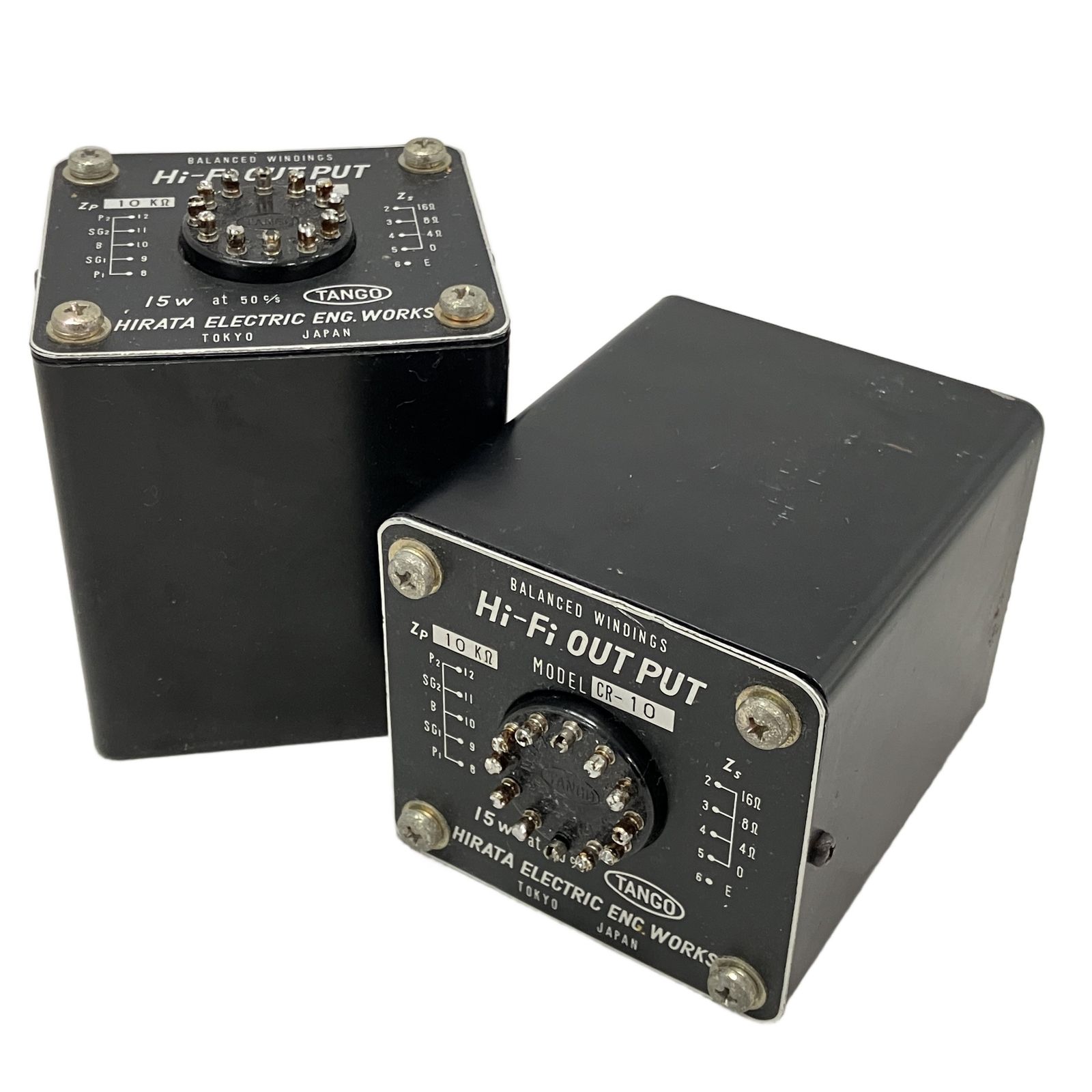 TANGO タンゴ CRD-5 出力トランス 2台 EL34, 300B ….P.P 真空管アンプ