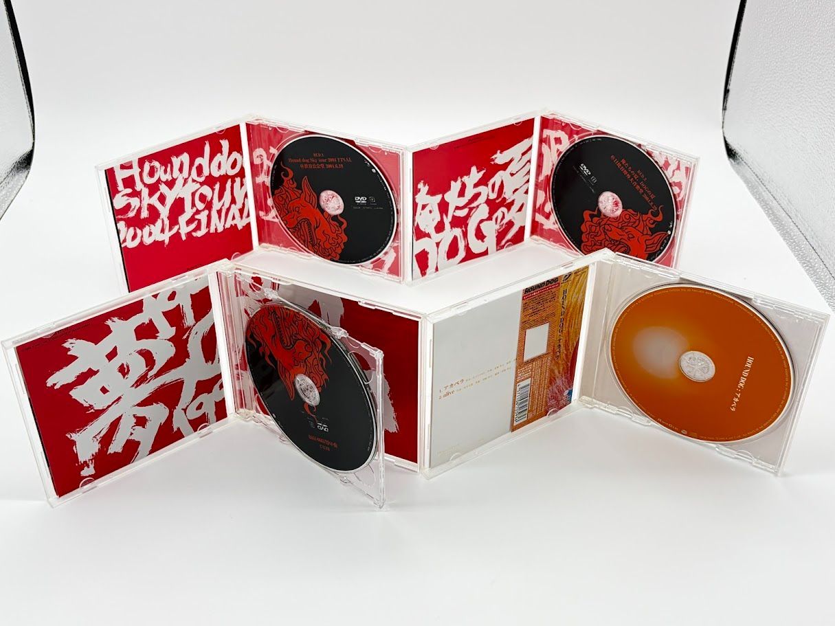 DVD 19802005 RED BOX HOUND DOG 41170550;3CD+6DVDBOXハウンド