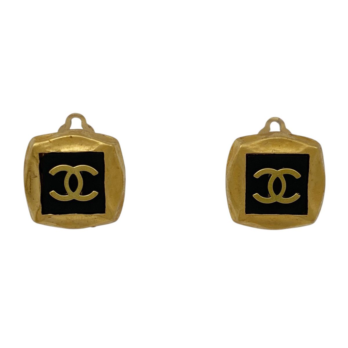 在庫一掃】 シャネル CHANEL ココマーク イヤリング スクエア 