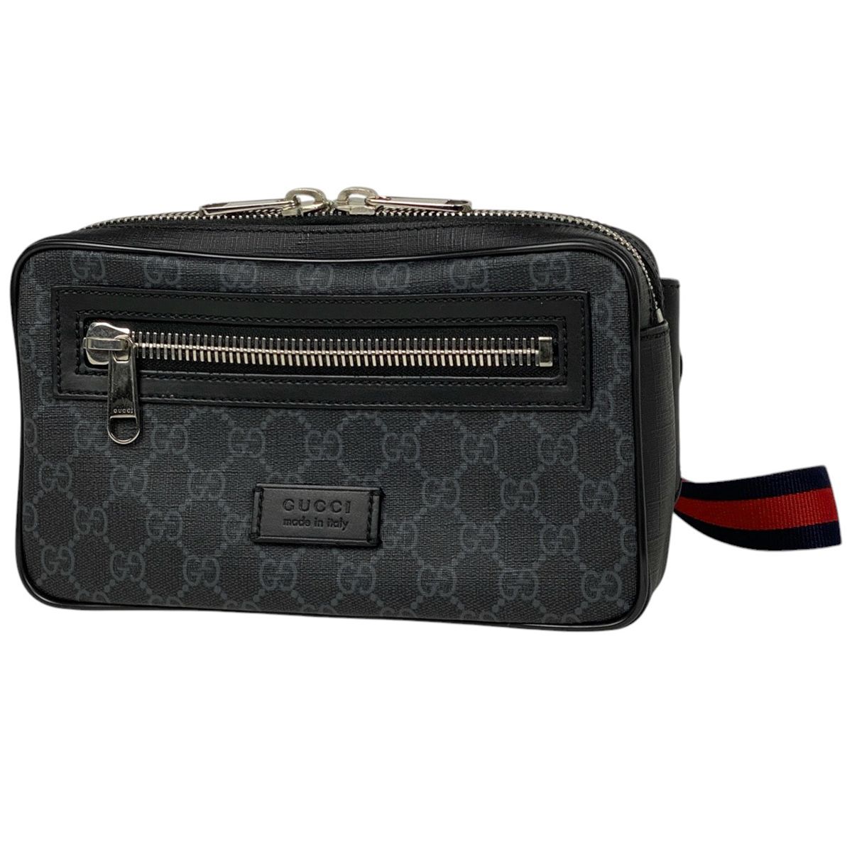 未使用級■グッチGG柄 ベルトバッグ シェリーライン ウェブ ボディバッグ GUCCI（グッチ） GUCCI GG柄 ウエストバッグ ベルトバッグ シェリー