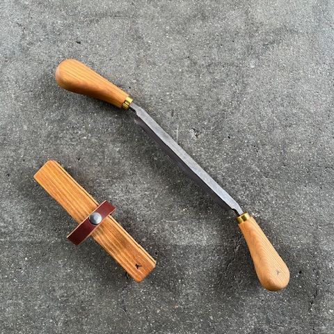 未使用品 ハンス カールソン H Karlsson Drawknife 160mm