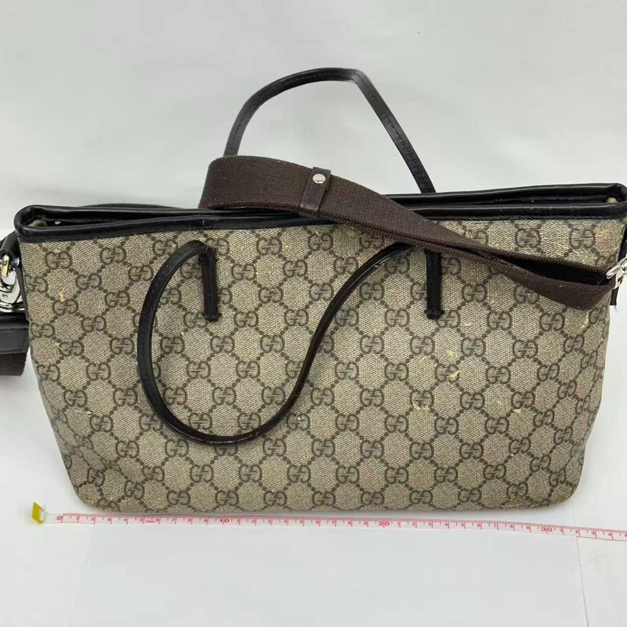 GUCCI グッチ GGプラス GGスプリーム 2WAY ショルダーバッグ 