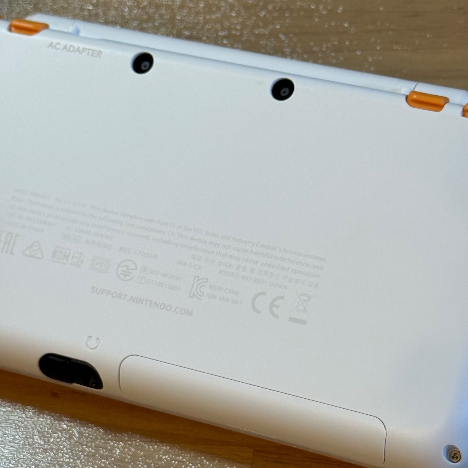 3-089【美品】Newニンテンドー2DS LL ホワイト×オレンジ - メルカリ