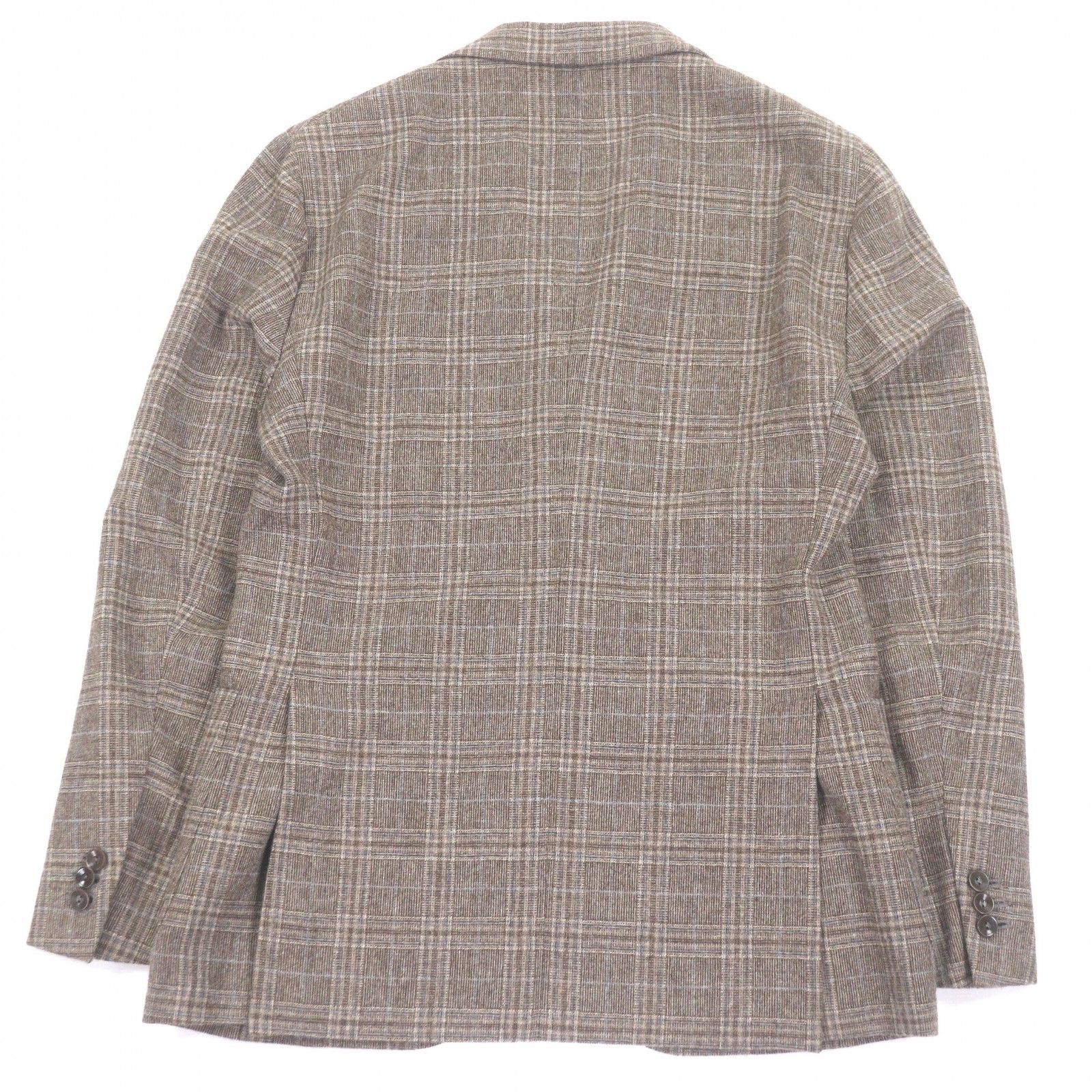 極美品□BOGLIOLI ボリオリ DOVER バージンウール カシミヤ チェック柄