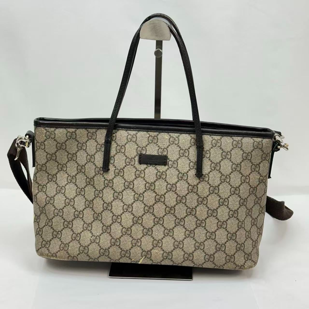 GUCCI グッチ GGプラス GGスプリーム 2WAY ショルダーバッグ 