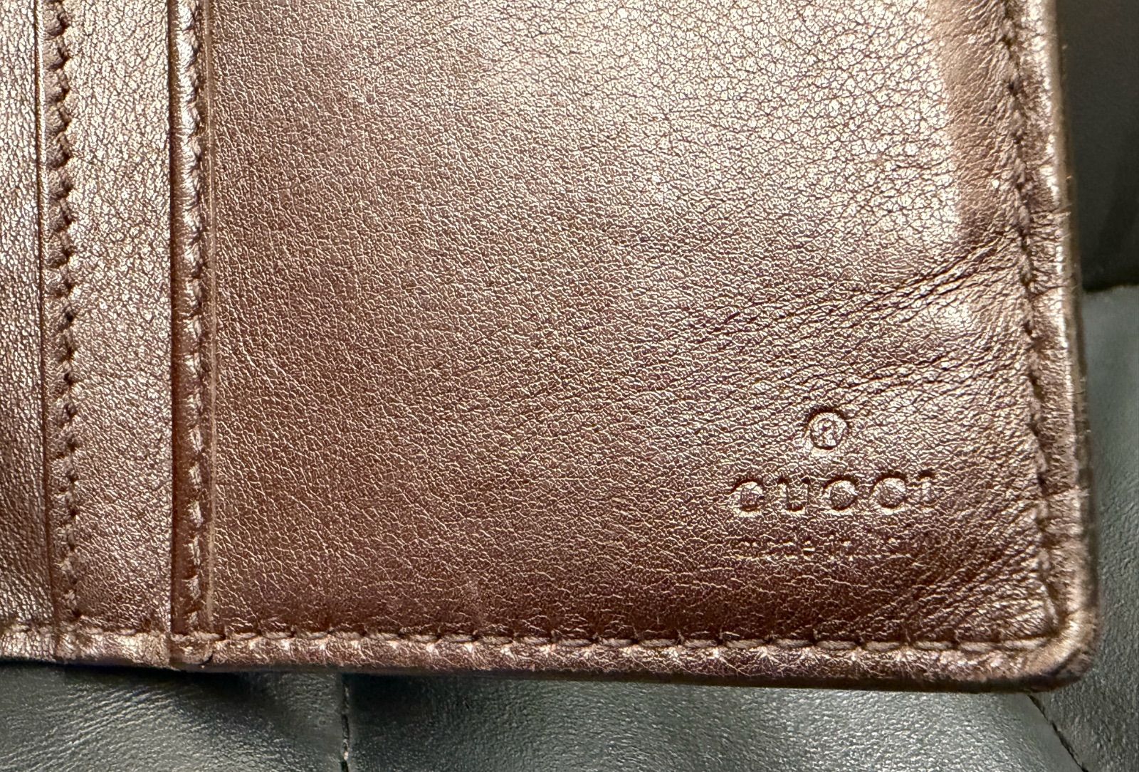 ☆NA05466 GUCCI グッチ グッチシマ レザー 二つ折り 長財布 146229 