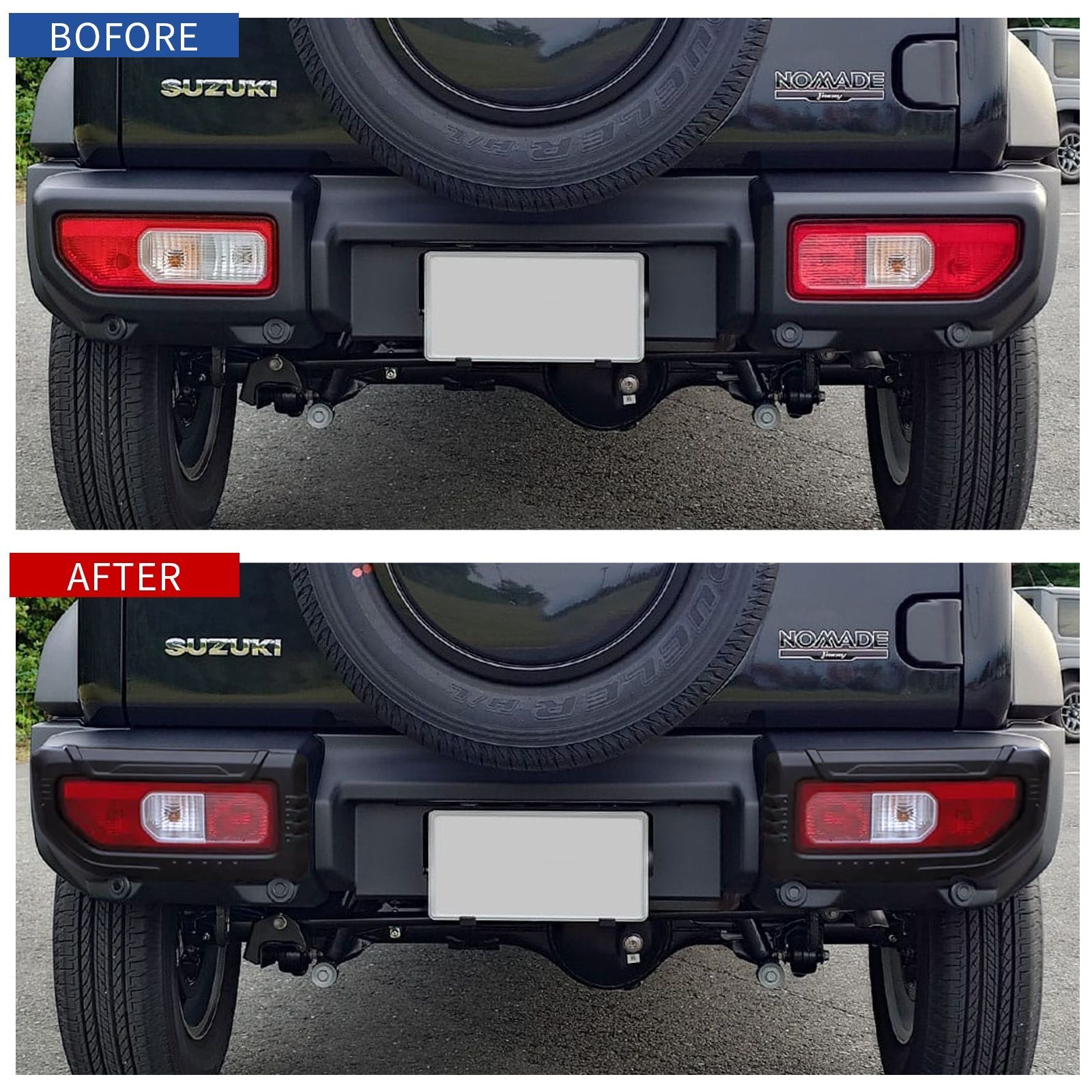 ジムニーシエラ JB74W NOMADE JC74 専用 テールランプカバー 2P マット