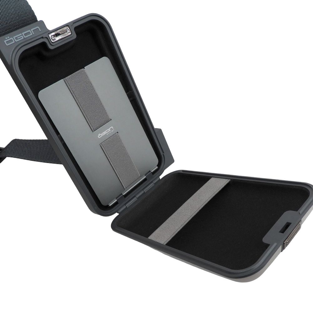 未使用品 オゴン OGON フランス製 アルミ スリングバッグ PHONE BAG 