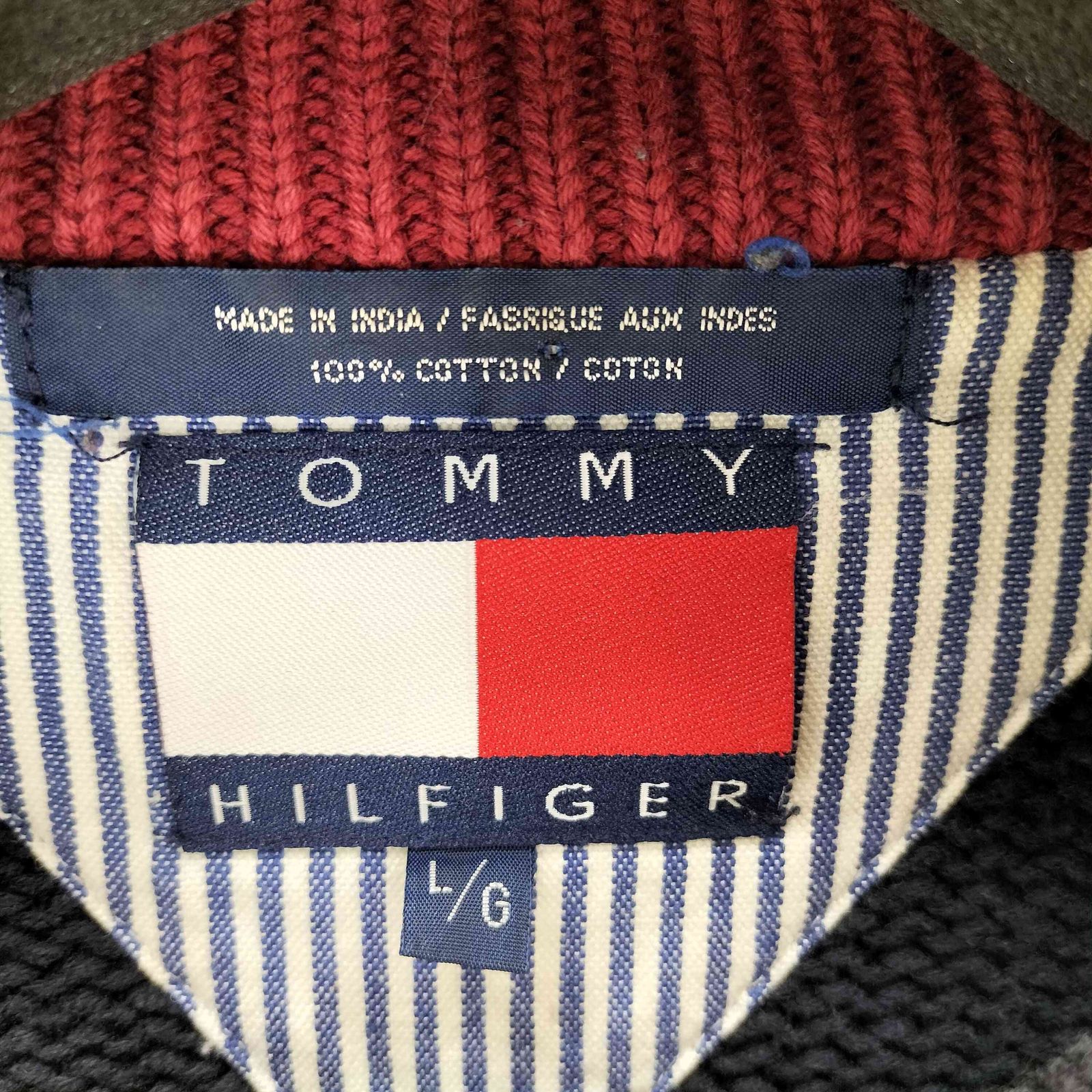 トミーヒルフィガー TOMMY HILFIGER フラッグタグ 刺繍 マルチカラー 