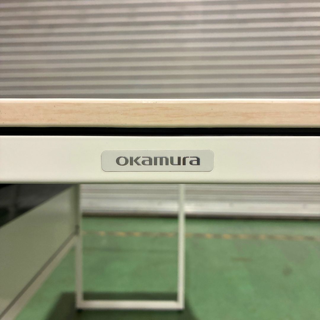 OKAMURA オカムラ SOLISTE ソリスト オフィスデスク 台形天板 左タイプ