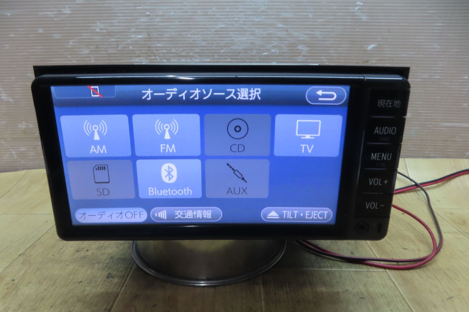 動作保証付☆F5765/トヨタ純正 NSCD-W66 SDナビ 地図2016年 地デジTV