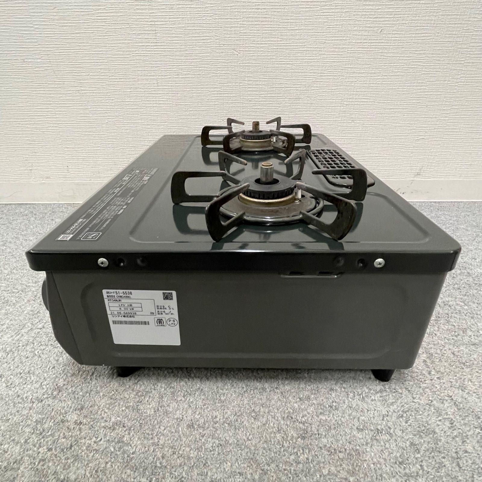 NPA】2021年製 Rinnai リンナイ LPガス用コンロ CHM34BKL RT34NJH 