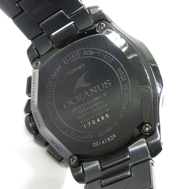 三重本店】 中古 CASIO | カシオ OCW-T1000B-1A OCEANUS オシアナス