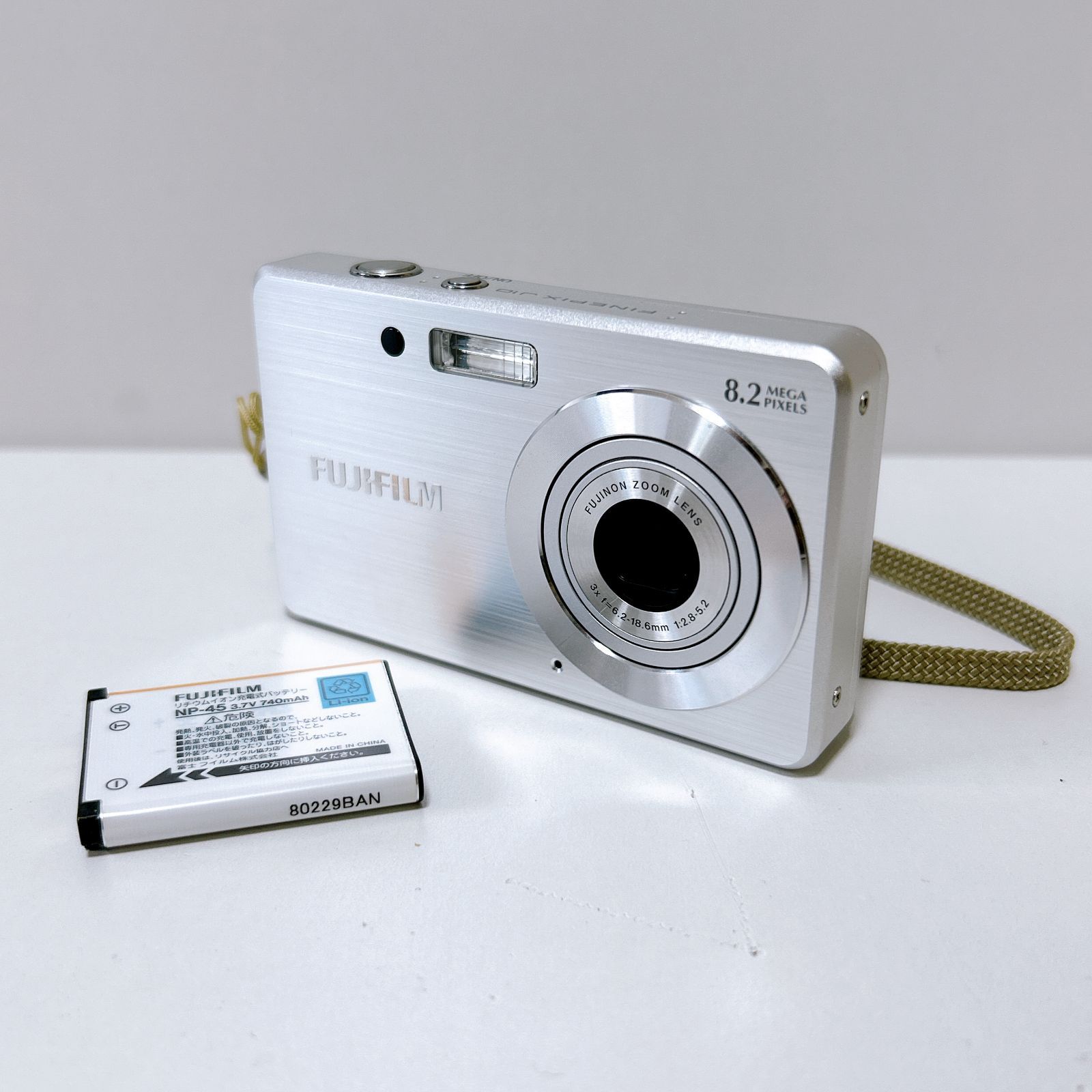 FUJIFILM フジフィルム FinePix J10 シルバー ジャンク 充電器なし 