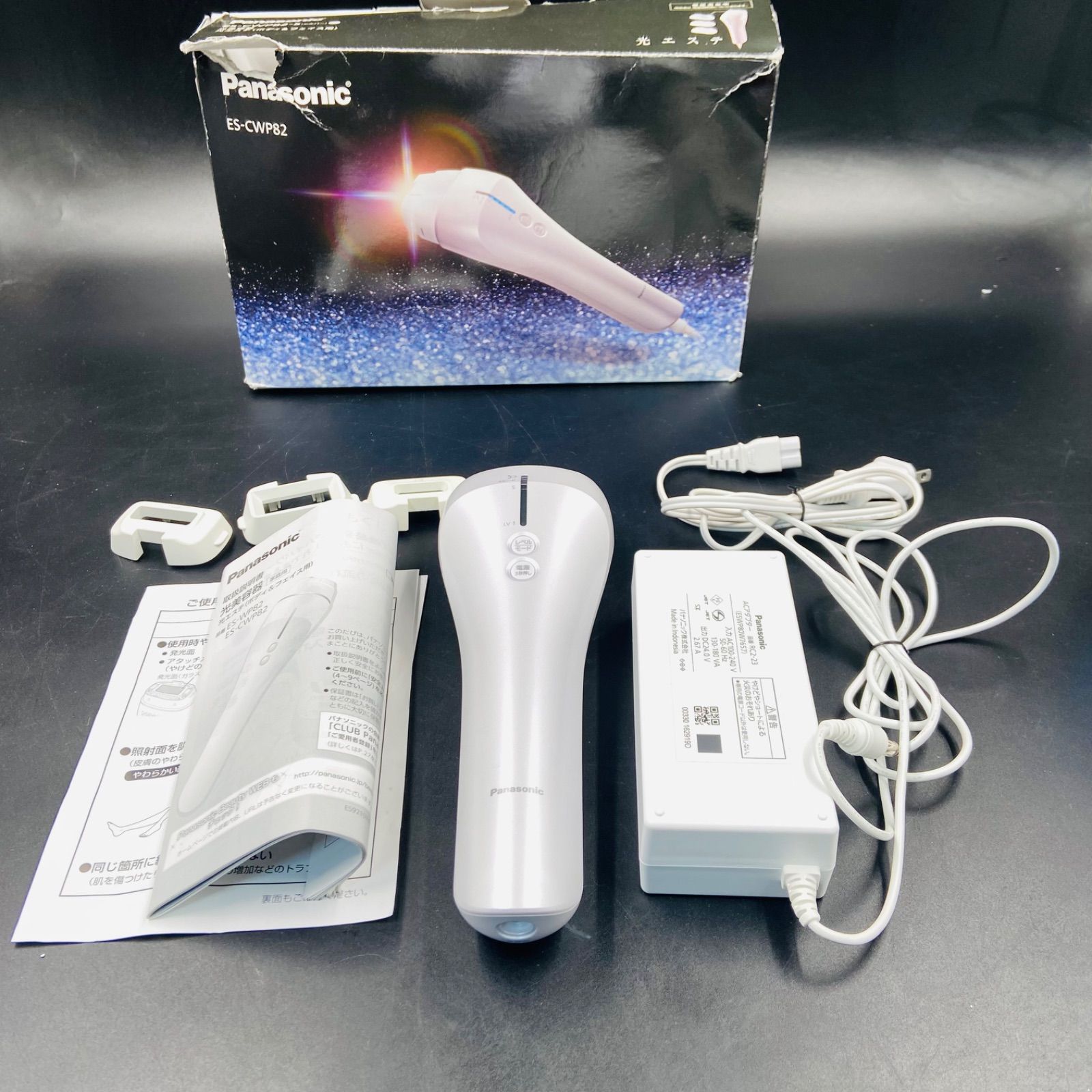 中古】Panasonic 光エステ ES-WP82-S Panasonic 脱毛器 ES-WP82 光エステ ES-CWP82 - メルカリ