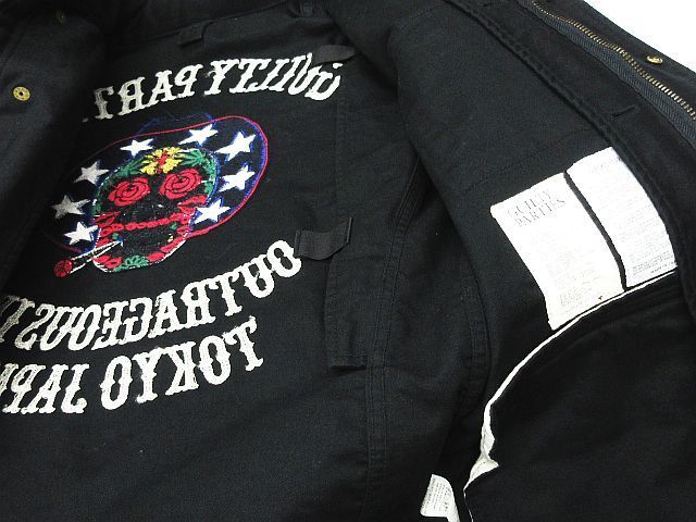 希少 WACKO MARIA ワコマリア M-65 スカルカウボーイ 刺繍 ミリタリー