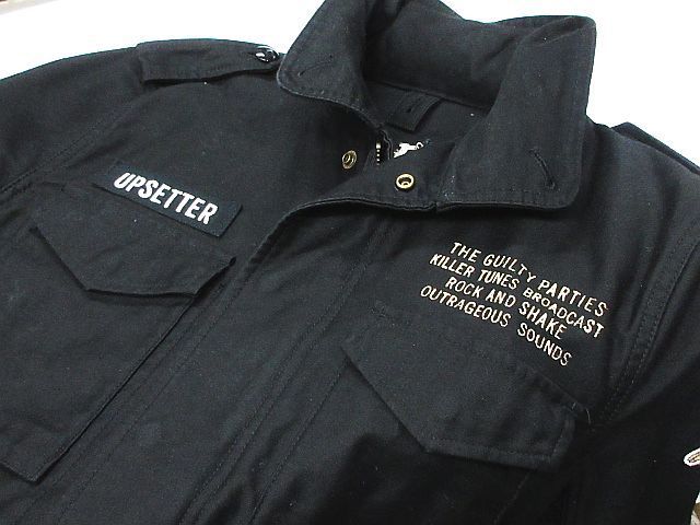 希少 WACKO MARIA ワコマリア M-65 スカルカウボーイ 刺繍 ミリタリー