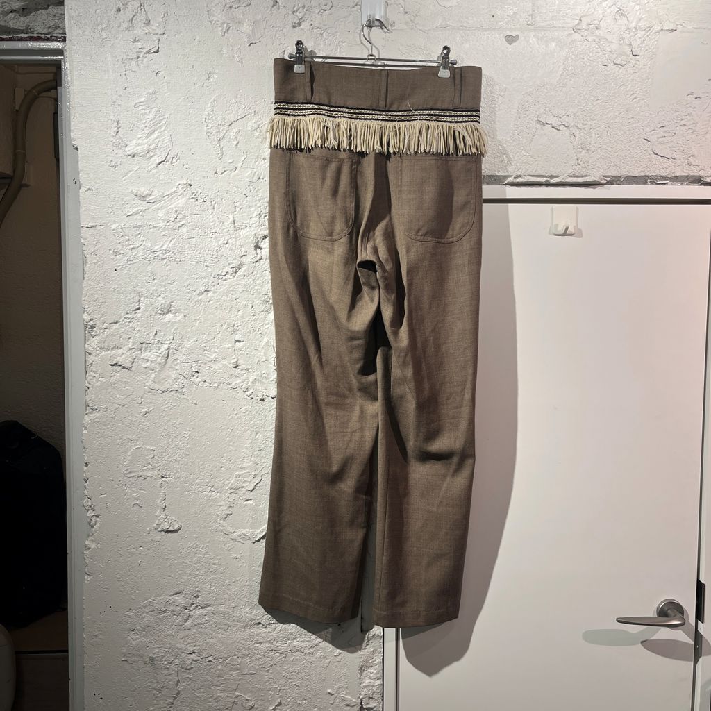 パンツ randy 20ss burned RANDY ランディ 20SS Burned Slacks ウールパンツ 20SS-RPT01 ブラウン