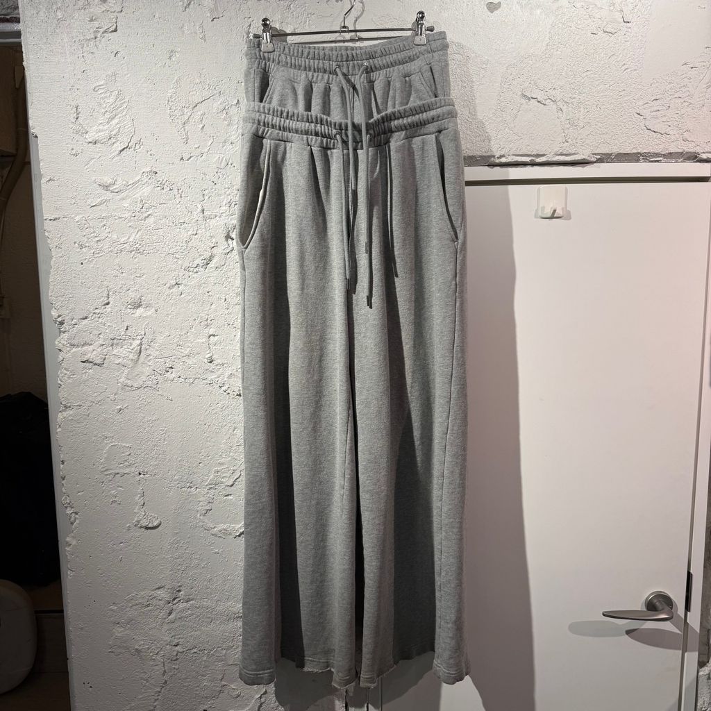 ジョンローレンスサリバン　triple stacked trouser グレー JOHN LAWRENCE SULLIVAN ジョンローレンスサリバン 25AW SWEAT STACKED