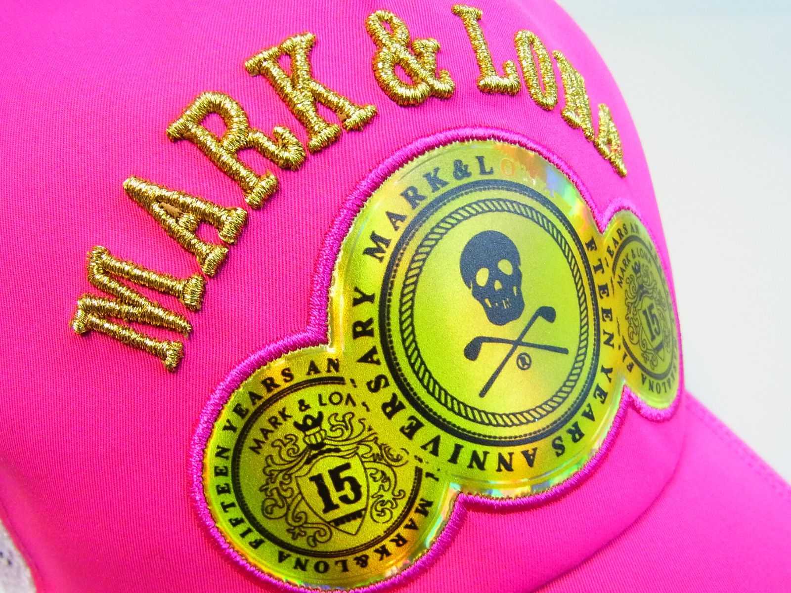 正規品☆MARK&LONA マーク&ロナ☆Vanish Mesh Cap 3Dワッペンロゴ