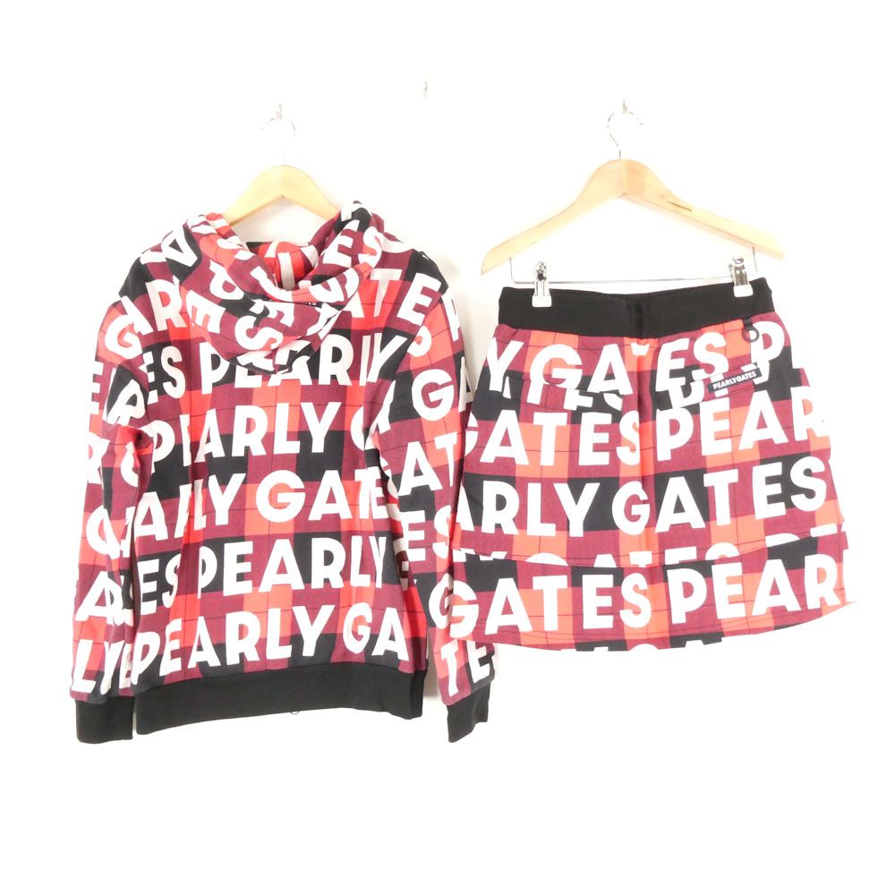 美品 PEARLY GATES パーリーゲイツ セットアップ 0 コットン100 