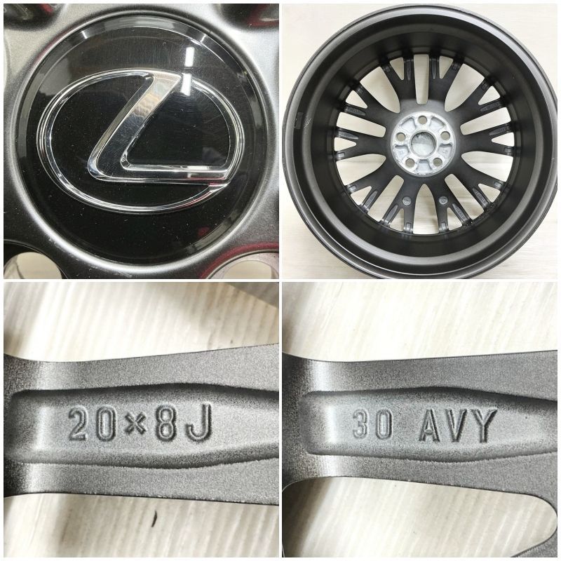 中古 20インチ アルミ レクサス RX 純正 Fスポーツ 4本セット RX RX 