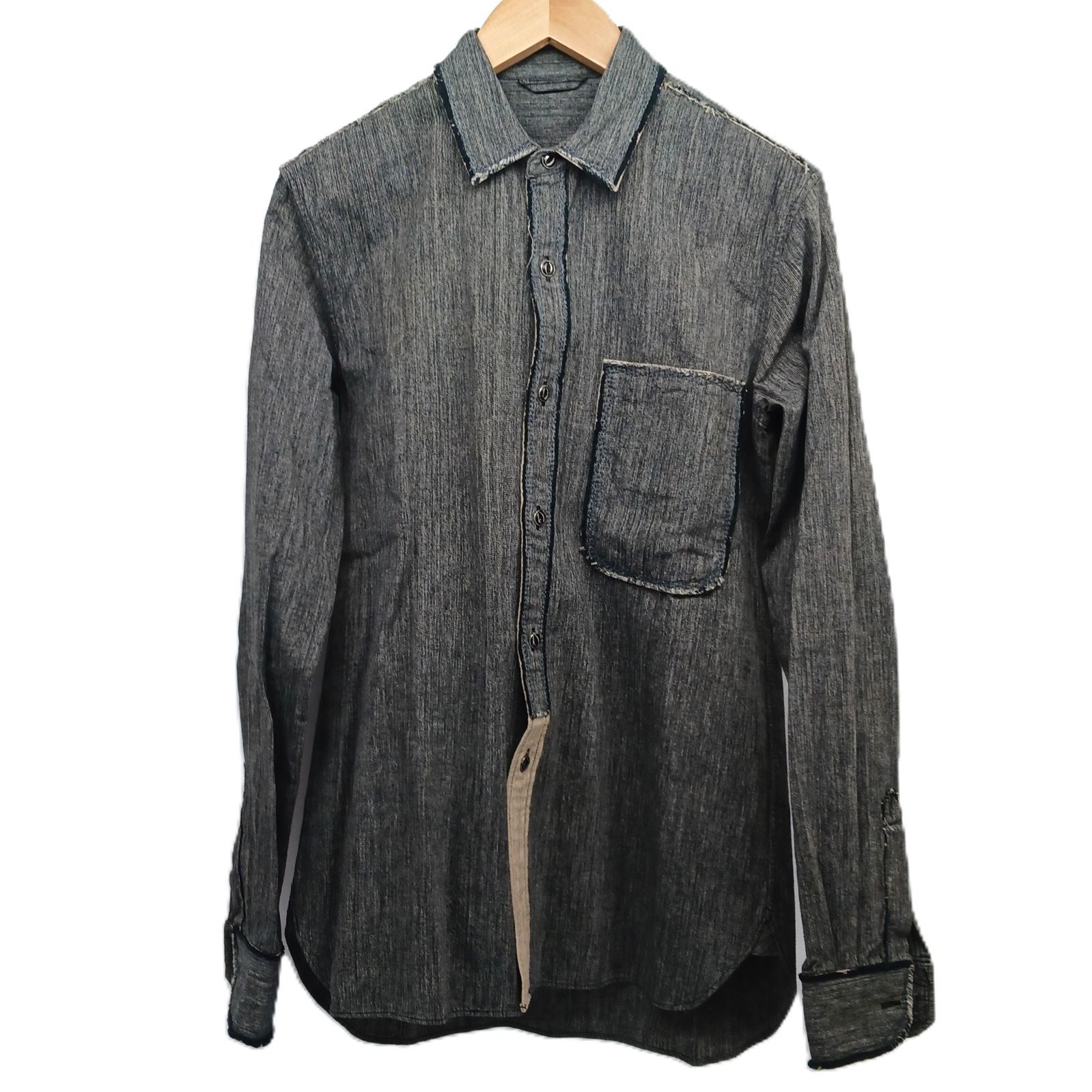 Maison MIHARA YASUHIRO ミハラヤスヒロ 長袖シャツ シャンブレー 