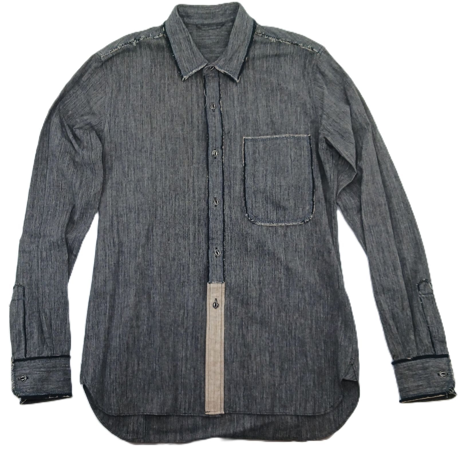 Maison MIHARA YASUHIRO ミハラヤスヒロ 長袖シャツ シャンブレー 