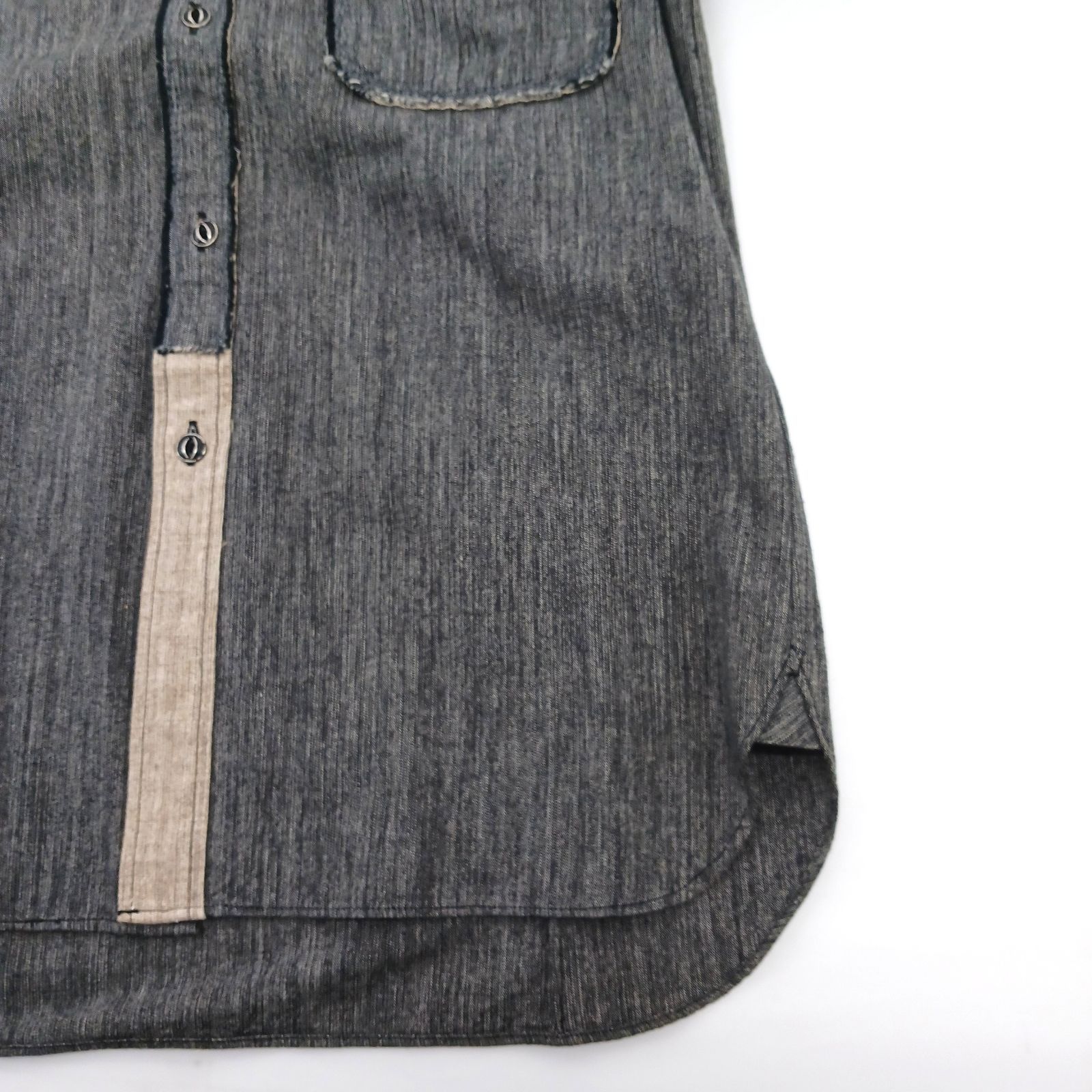 Maison MIHARA YASUHIRO ミハラヤスヒロ 長袖シャツ シャンブレー 