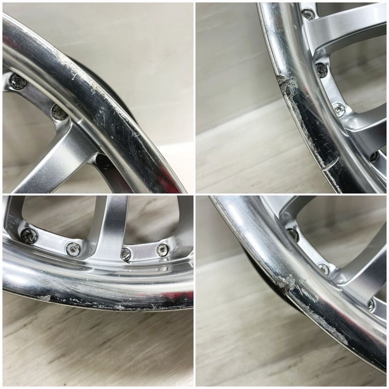 中古 19インチ アルミ Carlsson カールソン 4本セット 不明 アルミ