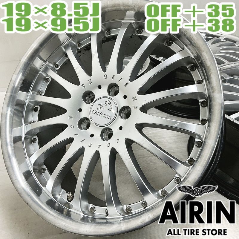 中古 19インチ アルミ Carlsson カールソン 4本セット 不明 中古 19インチ アルミ Carlsson カールソン 4本セット 不明