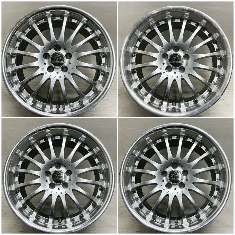 中古 19インチ アルミ Carlsson カールソン 4本セット 不明 アルミ