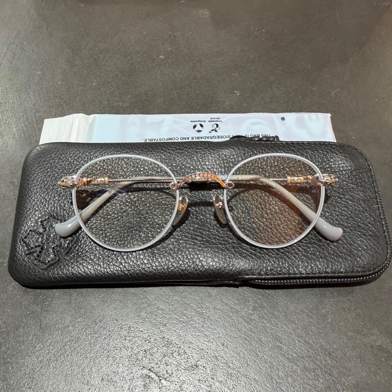 未使用 CHROME HEARTS BUBBA-A ババ サングラス 眼鏡 メガネ クロム 